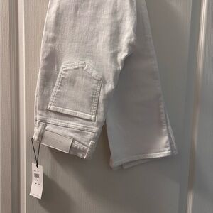 7 For All Mankind White Jeans